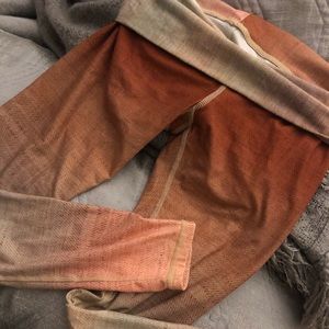 Niyama Sol Orange Ombré Leggings, fits med